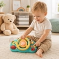 thumbnail image 4 of Yhmxh Steering Wheel Toys, Baby Turn and Learn Driver, Simulation Driving Learning Educational Toy, Musical Driving Wheel Toy for Tooddler Birthday Gifts for 12 months+ Boy Girl Early Educational, 4 of 6