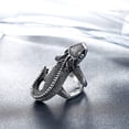 thumbnail image 6 of Jewelry Gifts for Him Feledorashia Rings for Men Father's Day Gifts Men's Vintage Open Ring Removable Size Animal Ring Jewelry, 6 of 9