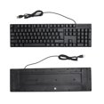 thumbnail image 1 of Minority Language Keyboard 104 Keys USB Wired Keyboard with 4.9ft Cable, Slim Keyboard for Desktop Laptop Computer Universal, 1 of 7