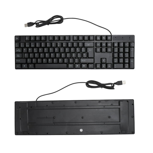 Minority Language Keyboard 104 Keys USB Wired Keyboard with 4.9ft Cable, Slim Keyboard for Desktop Laptop Computer Universal