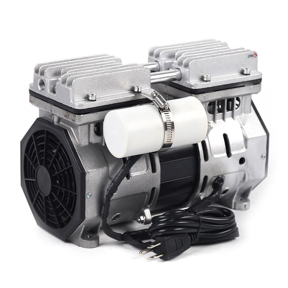 9.84*5.12*7.09in Vacuum Pump W/ Filter Oilless Vacuum Pump Oil Free Piston Vacuum Pump Industrial