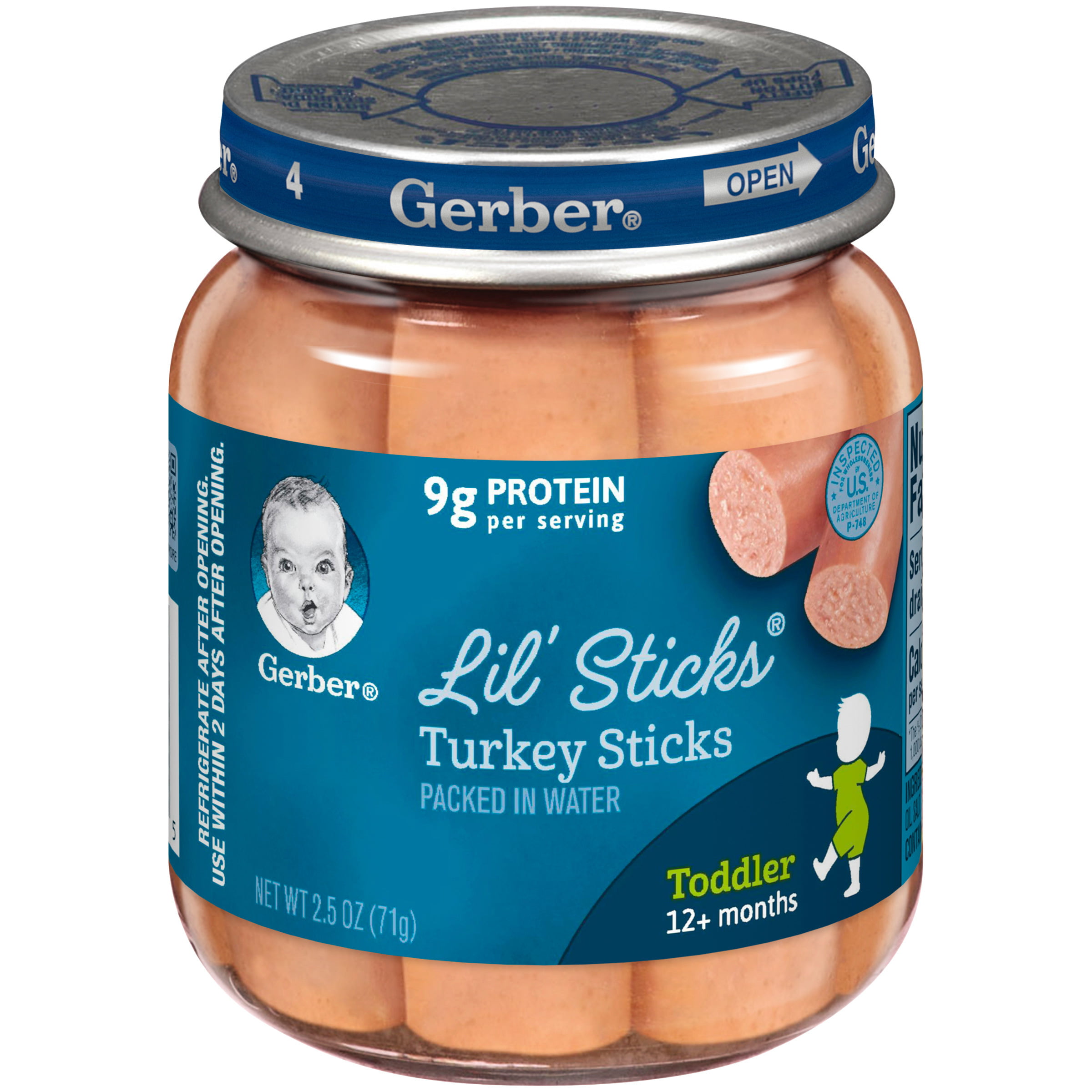 Gerber Toddler Food, Turkey Baby Food, 1 Jar Drained (71g) - Walmart