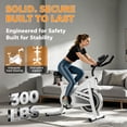thumbnail image 2 of Exercise Bike Indoor Stationary Bike Cycling Bicycle for Home Gym 300 lbs Weight Capacity Adjustable Seat/Handlebar for Cardio Workout Office, 2 of 10