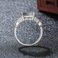 thumbnail image 4 of CILENON Gold Rings for Women Ladies Fashion Rings Inlaid Zircon Personalized Fashion Combinations Crystal Horse Eye Diamond Rings Rings for Women Gold Plated Rings for Women (White,9), 4 of 6