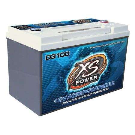 Xs D3100 12 Volt Agm 5000 Amp Sealed Cell Car Battery Xs D3100 12 Volt Agm 5000 Amp Sealed Cell Car Battery With Hardware