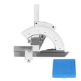 thumbnail image 2 of 0-320° Measuring Angle Finder, Fine Tuning Wear Resistant Vernier Bevel Protractor Accurate With Roller Knob For Carpenter For Construction For Woodworking  Plated High Carbon, 2 of 8