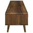thumbnail image 4 of Allora Mid-Century Wood TV Stand for TVs up to 70" in Walnut/White, 4 of 7