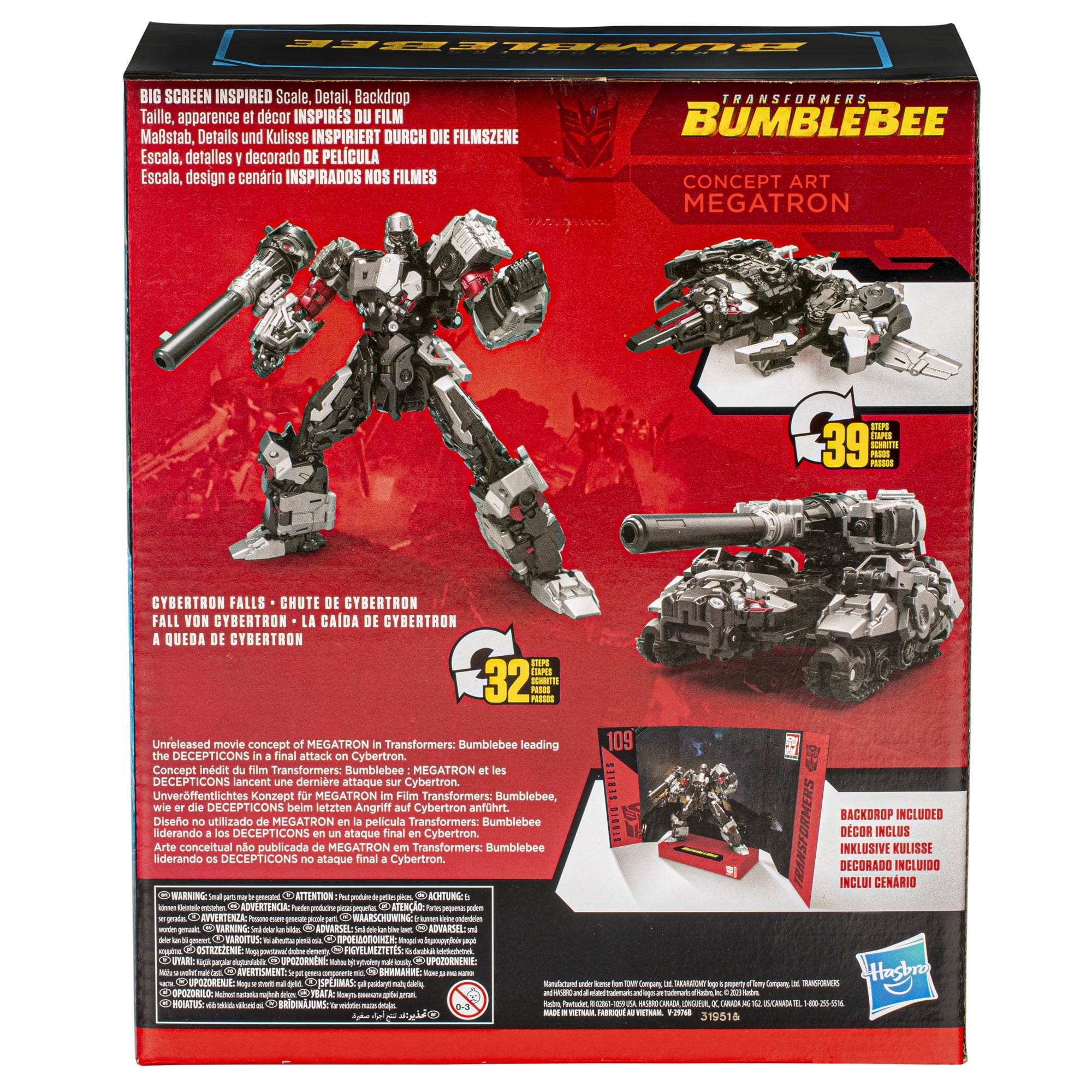 Transformers Studio Series Child Megatron Action Figures, Plastic Multicolor, 8.75" x 10.50"