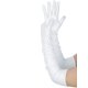 thumbnail image 5 of INSPIRAR CHIC Guantes de cuero sintético para mujer Brillantes de dedos completos de ópera Largos Cálidos Guantes Talla Única Blanca, 5 of 6
