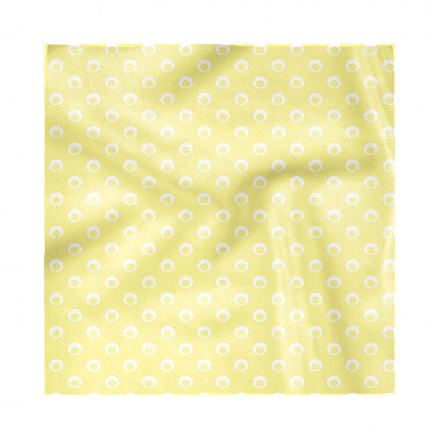 Linen napkin and polka dot cotton