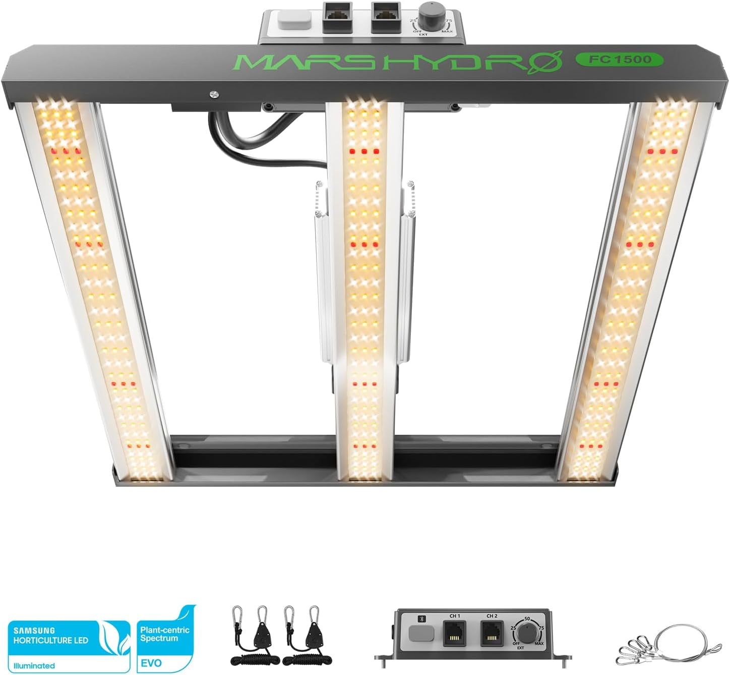 MARS HYDRO TS 600W LED Grow Light 2x2ft Coverage Sunlike