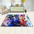 thumbnail image 2 of Power Rangers Rug, Ultra Soft Flannel Area Rug With Non-Slip Backing, Plush Memory Foam Carpet Rug For Bedroom, Living Roo,M Dining Ro,Om Playroom, Absorbent Washable Floor Mat, 2 of 7