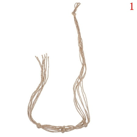 

1pc Pot Holder Macrame Hanger Hanging Basket Jute Braided Rope Craft