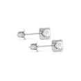 thumbnail image 2 of Puces en Or Blanc 14 K avec Diamants Véritables Taille Ronde de 1 3/4 Ct P.t., 2 of 2