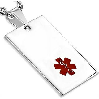 Medical id shop necklace walmart