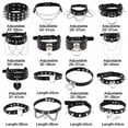 thumbnail image 5 of K-KED Women Adjustable Punk Choker Necklaces Collar Rivet PU Leather Alloy Hip Hop 1PC-E-SCLT, 5 of 8