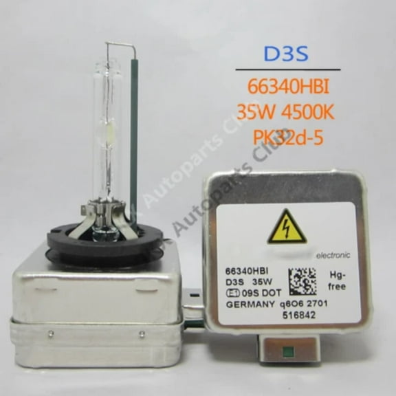OSRAM D3S 35W4500K 66340 66340HBI XENARC Original Spare Part HID OEM Bulb Xenon,1 Pc