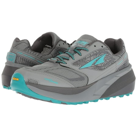 Altra Women's Olympus 3 Zero Drop Cushioned Trail Running Shoes Gray/Teal