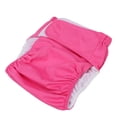 thumbnail image 4 of Riousery Adult Cloth Diaper Waterproof Adjustable Washable Reusable Elastic Nappy for Incontinence Men Women Elderly Care Plain Color One Size 11.02 inches / 28 cm, 4 of 5