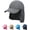 Dark Grey, variant on Boys Beach Hat with Strap Toddler Kids Sun Hats with UV Protection Neck Flap Quick Dry Baseball Caps 2-6Years