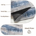 thumbnail image 6 of 6'x9' Area Rugs, Vintage Blue Grey Indoor Outdoor Area Rug for Living Room Bedroom, Modern Retro Abstract Art Washable Bathroom Rugs Kitchen Floor Carpet Mats Home Decor Aesthetic, 6 of 8