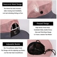 thumbnail image 2 of Women's Outdoor UV Protection Foldable Sun Hats Mesh Widebrim Beach Fishing Hat with Ponytail Hole, 2 of 8