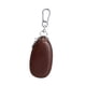 thumbnail image 1 of Estuche para llaves de coche, cartera para guardar llaves de coche, de piel sintética, para mujer y hombre, bolso compacto para llavero. Marrón oscuro, 1 of 9