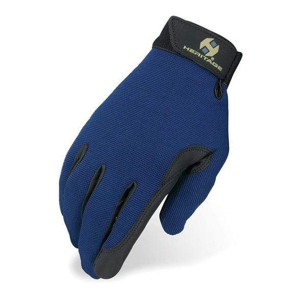 Heritage Performance Gloves, Size 8, Navy