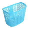 thumbnail image 2 of Almencla Plastic Bike Basket Easy Install Commuting Bike Accessories Handlebar Basket Blue, 2 of 8