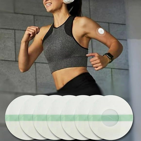 Waterproof and Comfortable Adhesive Patches for Freestyle Libre 1, 2, and 3 - Pack of 40 - Protective - Glue-Free Center - 14-Day Wear