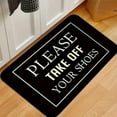 Entrance Door Carpet, Funny Sayings Understated Decorative Door Carpet