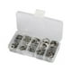 thumbnail image 3 of Juego de alicates para anillos de seguridad de acero inoxidable 100, surtido de anillos a presión para anillos de seguridad, 3 of 5