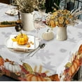thumbnail image 2 of Eikione Fall Tablecloth Rectangular Tablecloth with Maple Leaf Autumn Table Cloth, Thanksgiving Tablecloth, Table Cover for Party Dining Picnic Decorations 60 x 84 in, 2 of 5