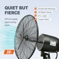 thumbnail image 6 of VEVOR Wall-Mount Misting Fan,24 inch, 3-Speed High Velocity Max. 7000 CFM, Waterproof Oscillating Industrial Wall Fan, Commercial or Residential, 6 of 10