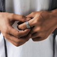 thumbnail image 2 of Anillo Pixiu con Sutra de Corazón Budista Tallado, Joyas de Riqueza y Dominación Masculina, Recuerdo, 2 of 5