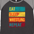 thumbnail image 4 of Inktastic Eat Sleep Wrestling Repeat Gift Women's Plus Size T-Shirt, 4 of 5