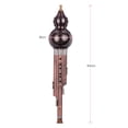 thumbnail image 5 of Flauta de calabaza 3 tonos C-Key Flauta de cucurbitáceas de calabaza Hulusi Aluminio con tubos chapados en cobre Instrumento tradicional chino con nudo chino Estuche para principiantes Amateurs musica Tomshoo Flauta de calabaza, 5 of 5
