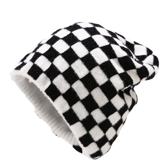 Beanie Hat Causal Fashion Breathable Patterned Winter Hat Watch Cap for Women