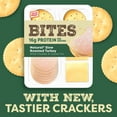 thumbnail image 3 of Oscar Mayer Bites Natural Slow-Roasted Turkey, White Cheddar & Cracker Trio Lunch Kit, 1 Tray, for Easy Lunch and On-the-Go Snacking, 16g Protein Snacks, 3.3 oz, 3 of 19