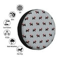 thumbnail image 4 of Balery Polka Dot Christmas Dog Cubiertas para Neumáticos - Protector Resistente para Neumáticos de Camioneta, SUV, Remolque, Camper y RV-16 inch, 4 of 6