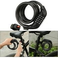 thumbnail image 7 of FONA 4ft 4-Digit Resettable Combination Bike Cable Lock, Anti-Theft Secure Bicycle Lock for Outdoor Use, Black, 7 of 7