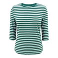 thumbnail image 1 of Playera Simply Basic Talla EG Rayas Verde, 1 of 4