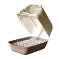 thumbnail image 5 of Portable Cat Litter Box with Handle, Large Space Design, Fully Enclosed Front Entry & Litter Filter Pedal, Covered Kitty Toilet for Odor Control, 5 of 12