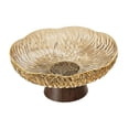 thumbnail image 3 of Frutero con pedestal, cesta de frutas portátil, soporte para aperitivos de moda, bandeja para frutas Ámbar, 3 of 9