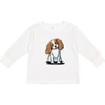 thumbnail image 3 of Inktastic KC Cavalier Spaniel Boys or Girls Long Sleeve Toddler T-Shirt, 3 of 5