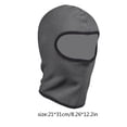 thumbnail image 3 of Soidarity Accesorios de motocicleta, pasamontañas, cubierta facial, Protector de cabeza, equipo de protección para el cuello, suministros de Motor de Ciclismo gris oscuro Soidarity OD019393-04, 3 of 5