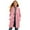 Pink, variant on Miqool Girls Single Breasted Long Trench Coat Wool Blend Dress Coats Winter Warm Peacoat Outerwear Jackets 5-14 Years