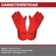 thumbnail image 3 of Guantes para soldar Lincoln Electric Rojo 14' 25 pares Red Force, 3 of 6