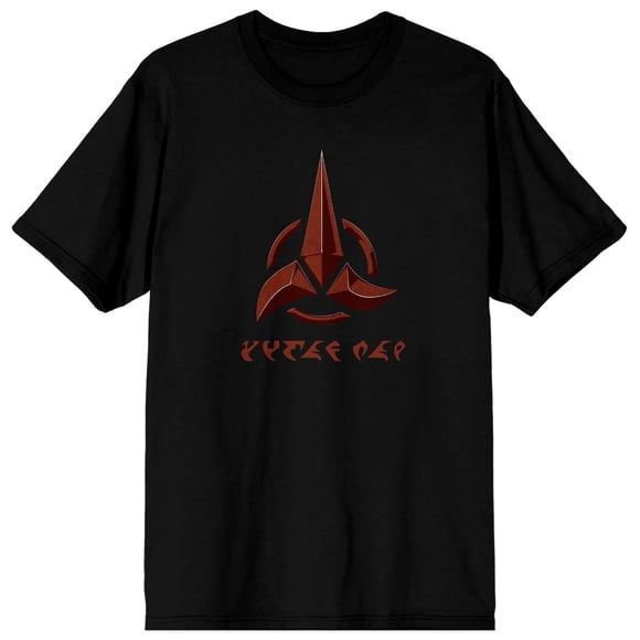 Star Trek: The Original Series Klingon Logo Black T-Shirt