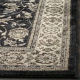 thumbnail image 3 of SAFAVIEH Lyndhurst Janel Traditional Bordered Area Rug, Anthracite/Cream, 4' x 6', 3 of 7